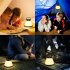 Solar Camping Lantern Outdoor IP65 Waterproof Portable Collapsible Camping Light USB Charging 3 Lighting Modes Lamp With Handle For Outdoor Fishing Hiking black