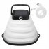 Solar Camping Lantern Outdoor IP65 Waterproof Portable Collapsible Camping Light USB Charging 3 Lighting Modes Lamp With Handle For Outdoor Fishing Hiking black