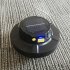 Solar Camping Light 5 Leaves Rotating Usb Rechargeable Tent Lantern Portable Emergency Work Lamp Black 4000mA