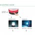 Solar Camping Light Built in Solar Panel 3 Brightness Levels Mini Folding Retractable Flashlight Tent Lights Orange