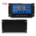Solar Charge Controller Photovoltaic Solar Panel Battery Regulator Black Blue 10a