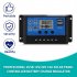 Solar Charge Controller Photovoltaic Solar Panel Battery Regulator Black Blue 30a