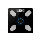 Solar Charging APP Bluetooth Intelligent Electronic Weight Balance Body Fat Scale Support for  Android or IOS Mang solar charging Blue light