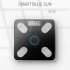 Solar Charging APP Bluetooth Intelligent Electronic Weight Balance Body Fat Scale Support for  Android or IOS Mang solar charging Blue light