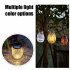 Solar Crack Lamp Auto On off Outdoor Hanging Lantern Lights for Yard Lawn Holiday Lighting Decoration Four Colors