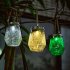 Solar Crack Lamp Auto On off Outdoor Hanging Lantern Lights for Yard Lawn Holiday Lighting Decoration Four Colors