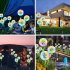 Solar Dandelion Garden Lights 1 Head 3 Heads Ip65 Waterproof Simulation Lamp For Yard Patio Garden Decor 3 head 36LED