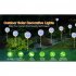 Solar Dandelion Garden Lights 1 Head 3 Heads Ip65 Waterproof Simulation Lamp For Yard Patio Garden Decor 3 head 36LED