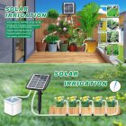 Solar Drip Automatic Irrigation Kit Rechargeable Self Watering Irrigation System with Timing Function BSV IC003