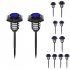 Solar Dynaming Flame Lights Outdoor Waterproof Flickering Flame Torch Light Landscape Lamp 48led 2 Pack