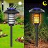 Solar Dynaming Flame Lights Outdoor Waterproof Flickering Flame Torch Light Landscape Lamp 48led 4 Pack