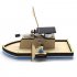 Solar Electric Energy Dual Drive Boat Assembled Model Ship Toy Children DIY Gift  As shown