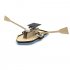 Solar Electric Energy Dual Drive Boat Assembled Model Ship Toy Children DIY Gift  As shown
