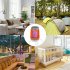 Solar Electronic Lamp Portable Usb Charging Ipx7 Waterproof No Noise 3 Brightness Setting Lamp W005 red