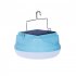 Solar Emergency Light Rechargeable Light Bulb Portable Emergency Bulbs Hanging Tent Light LED Lantern 3600MAH Waterproof Light For Outdoor Camping Tent blue