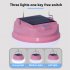 Solar Emergency Light Rechargeable Light Bulb Portable Emergency Bulbs Hanging Tent Light LED Lantern 3600MAH Waterproof Light For Outdoor Camping Tent pink