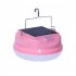 Solar Emergency Light Rechargeable Light Bulb Portable Emergency Bulbs Hanging Tent Light LED Lantern 3600MAH Waterproof Light For Outdoor Camping Tent pink