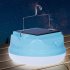 Solar Emergency Light Rechargeable Light Bulb Portable Emergency Bulbs Hanging Tent Light LED Lantern 3600MAH Waterproof Light For Outdoor Camping Tent pink