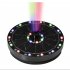 Solar Energy Fountain Monocrystalline Silicon Outdoor Pool Water Floating  Fountain 7v 3w Battery With Colored Lights 659 double row colorful lights