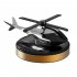 Solar Energy Rotating Helicopter Aroma Diffuser Car Air Freshener Perfume Aromatherapy Ornaments Gold