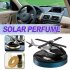 Solar Energy Rotating Helicopter Aroma Diffuser Car Air Freshener Perfume Aromatherapy Ornaments Silver