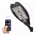 Solar Fence Light  5500 Lumens Solar Lights With Remote Control IP65 Waterproof Outdoor Sunlight Lamp  Modern Wall Decor For Garden  Patio  Fence  Wall  Porch G