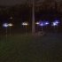 Solar Fireworks Lights with 8 Lighting Modes String Light for Outdoor Lighting White light 30 line 90 lights