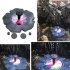 Solar Floating Decorate Energy Saving Lotus Pattern Water Fountain With 800MA battery   lotus