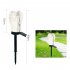 Solar Floor Lamp Resin Angel Shaped Landscape Light Waterproof Outdoor Led Garden Lawn Decoration Light White