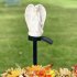 Solar Floor Lamp Resin Angel Shaped Landscape Light Waterproof Outdoor Led Garden Lawn Decoration Light White