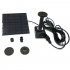 Solar Fountain DC Brushless Water Pump for Rockery Landscape Decor Square fountain