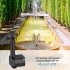 Solar  Fountain Pump Submersible Pump For Floating Outdoor Pond Garden Pool  Black