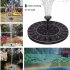 Solar Fountain with Electric Storage for Pond Pool Garden Fish 9V 2 4W AS10C1