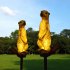 Solar Garden Light Mongoose Shape Outdoor Waterproof Stake Lights Landscape Lamps for Yard Patio Pathway Porch Decor