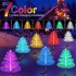 Solar Garden Lights Outdoor Waterproof Landscape Garden Decoration Lawn Lights 7 Color Changing Jellyfish Solar Lights 5 layer jellyfish lamp  color 