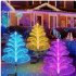 Solar Garden Lights Outdoor Waterproof Landscape Garden Decoration Lawn Lights 7 Color Changing Jellyfish Solar Lights 5 layer jellyfish lamp  color 