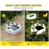 Solar Ground Lights Bear Paw Shape Led Outdoor Garden Landscape Floor Lamp Lawn Decoration Windproof Snowproof IPL