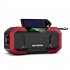 Solar Hand Crank Radio 5000mah Large Battery Capacity Portable Multifunctional Outdoor Emergency Radio Orange