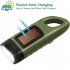 Solar Hand Press Crank Flashlight Portable Multi function Rechargeable Ergonomic Design Torch Camping Lamp black