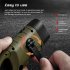 Solar Hand Press Crank Flashlight Portable Multi function Rechargeable Ergonomic Design Torch Camping Lamp black