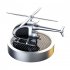 Solar Helicopter Model Car Fragrance Aroma Diffuser Novelty Ornaments Decor Air Freshener For Office Home Auto red
