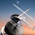Solar Helicopter Model Car Fragrance Aroma Diffuser Novelty Ornaments Decor Air Freshener For Office Home Auto red