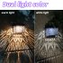 Solar Hollow Wall Lamp Garden Decoration Waterproof Outdoor Landscape Lamp For Garden Patio Yard 2 Pack white light