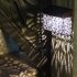 Solar Hollow Wall Lamp Garden Decoration Waterproof Outdoor Landscape Lamp For Garden Patio Yard 2 Pack white light