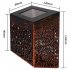Solar Hollow Wall Lamp Garden Decoration Waterproof Outdoor Landscape Lamp For Garden Patio Yard 2 Pack white light