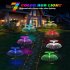 Solar Jellyfish Light 7 Colors Changing Outdoor Waterproof Garden Lights Led Fiber Optic Lamps For Lawn Patio Doublejellyfish 2pcs