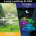 Solar Jellyfish Light 7 Colors Changing Outdoor Waterproof Garden Lights Led Fiber Optic Lamps For Lawn Patio Doublejellyfish 2pcs