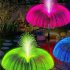Solar Jellyfish Light 7 Colors Changing Outdoor Waterproof Garden Lights Led Fiber Optic Lamps For Lawn Patio Doublejellyfish 2pcs