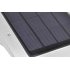 Solar LED Light has a Polycrystalline Solar Panel  3W  300 Lumens and a 4400mAh Li ion Battery