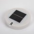 Solar LED Pool Light With Remote Control Outdoor IP65 Waterproof RGB Color Changing Underwater Solar Lamp For Villas Courtyards Lawns Water Surfaces Cold white